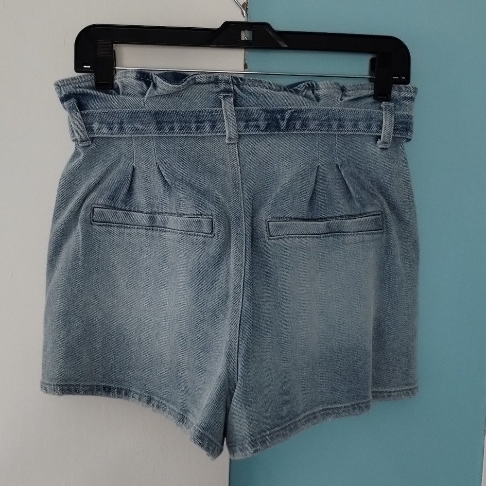 SO Paperbag Waist High Rise Vintage Mom Shorts - Picture 4 of 11